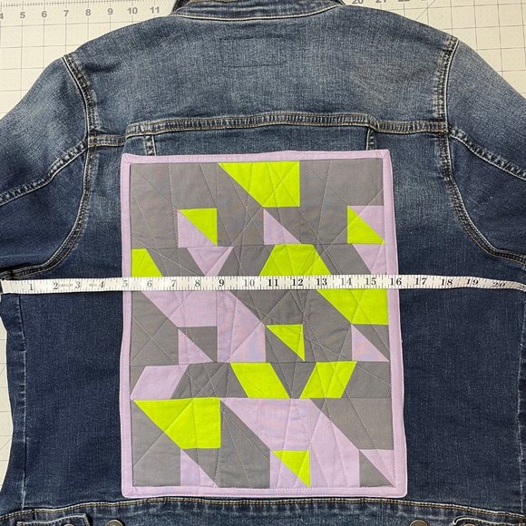 Torrid Denim Jacket with Original Patchwork Panel - Picture 6 of 9